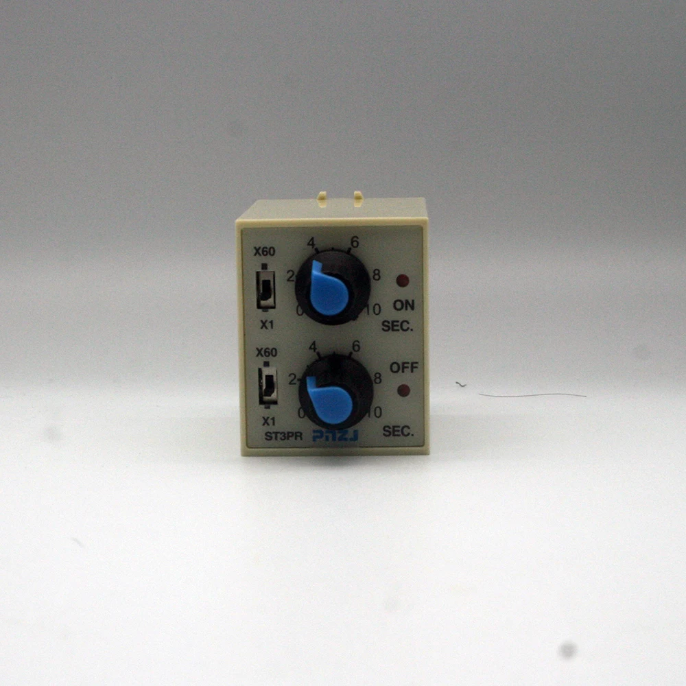 Электрическое реле времени ST3PR/JSZ3P электронное счетное Цифровое с разъемом