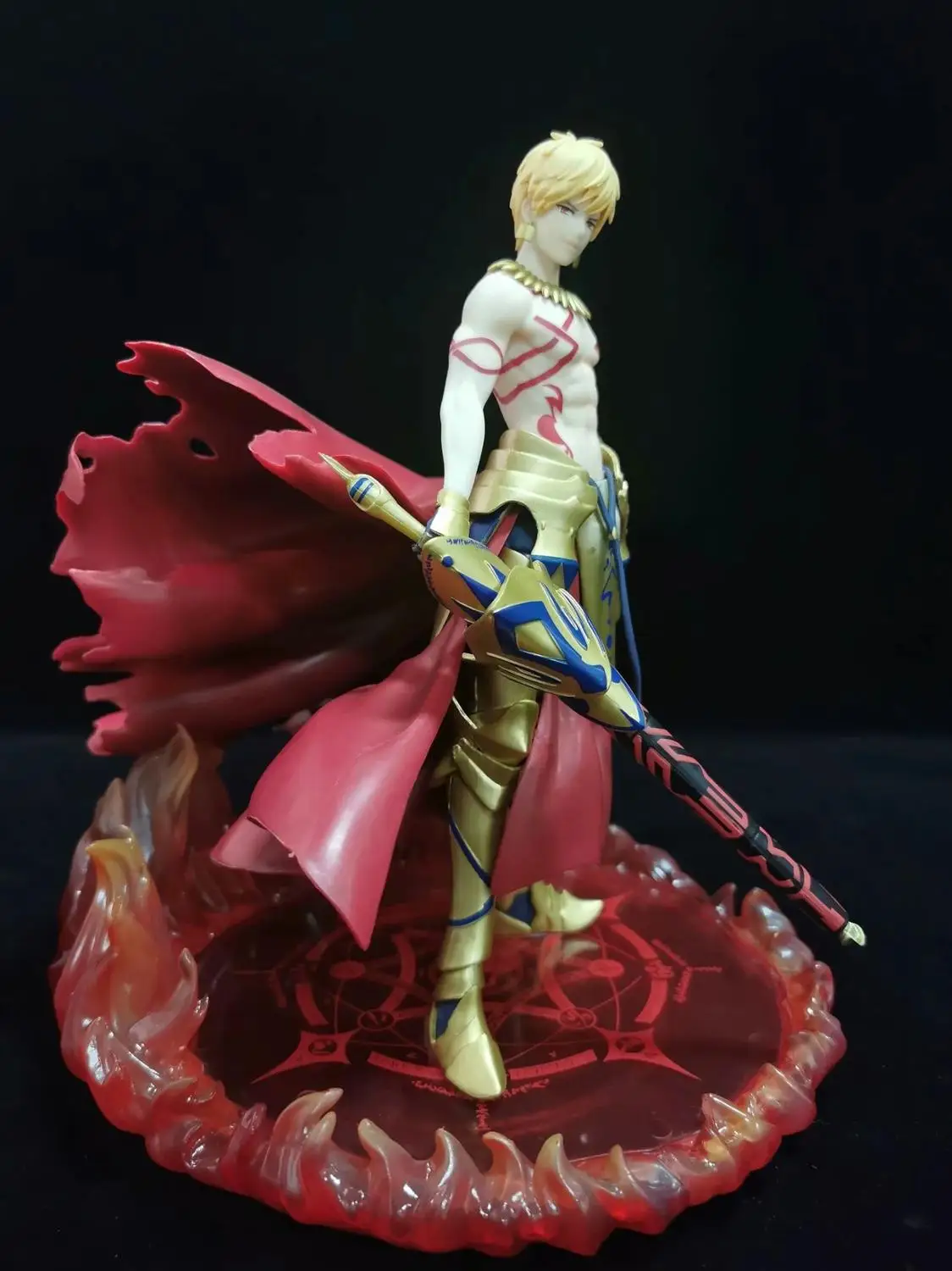 Аниме FGO Fate Grand Order Caster Archer Gilgamesh масштаб 1/8 окрашенная ПВХ Фигурка Статуя