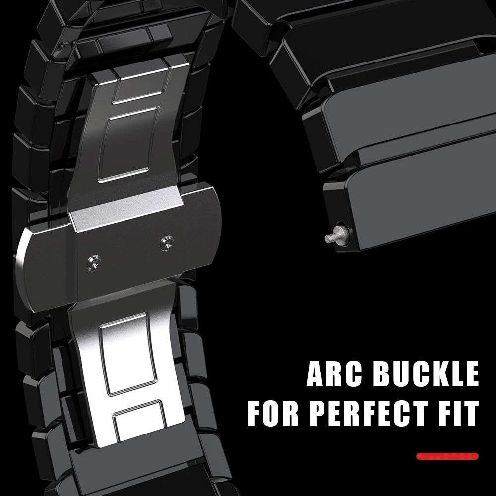 Керамические часы браслет для Xiaomi Huami Amazfit GTS GTR 42 47 Смарт ремешок Bip Lite Pace Stratos Watch