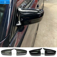 new carbon fiber rearview mirrors cover cap fit for bmw 5 series g30 g38 7 series g11 g12 2017 2020