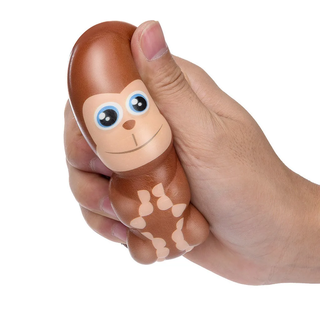 Squi-shies игрушка для детей кавайная мультяшная обезьяна медленно