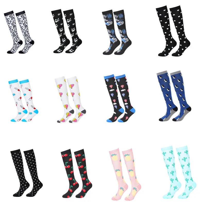 

58 Styles Compression Socks New Knee High Medical Nursing Socks Women Men Calf Compression Socks Anti Fatigue Pressure Socks