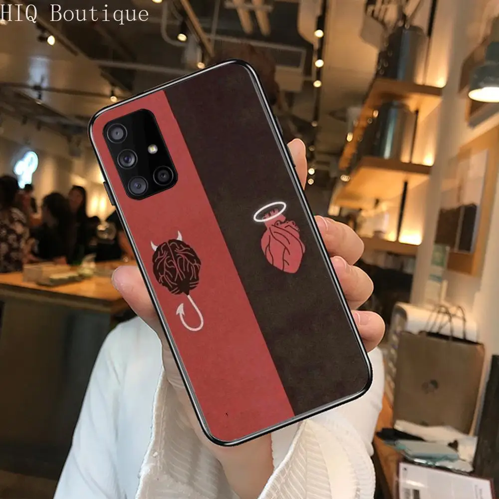 

Scenery Cartoon Phone Case Hull For Samsung Galaxy A 90 50 51 20 71 70 40 30 10 80 E 5G S Black Shell Art Cell Cover