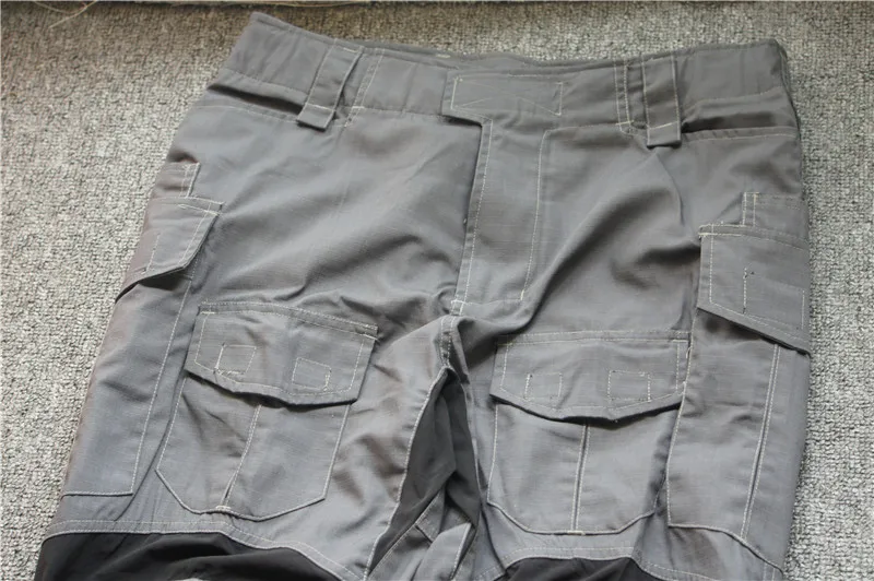 Уличные спортивные брюки G3 WG с наколенниками дымчато-серые