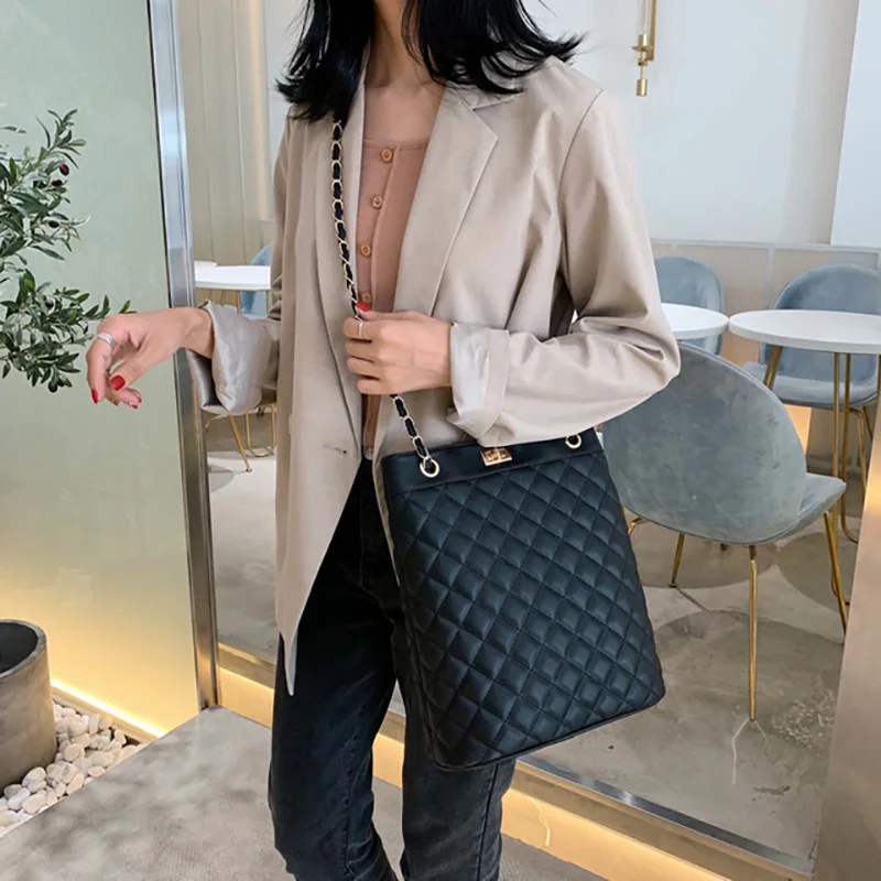 NEW 2019 Bucket Bag for Women New Tide Fashion Casual Tote Chic Big Capacity Shoulder Messenger Portable Solid Handbag | Багаж и сумки