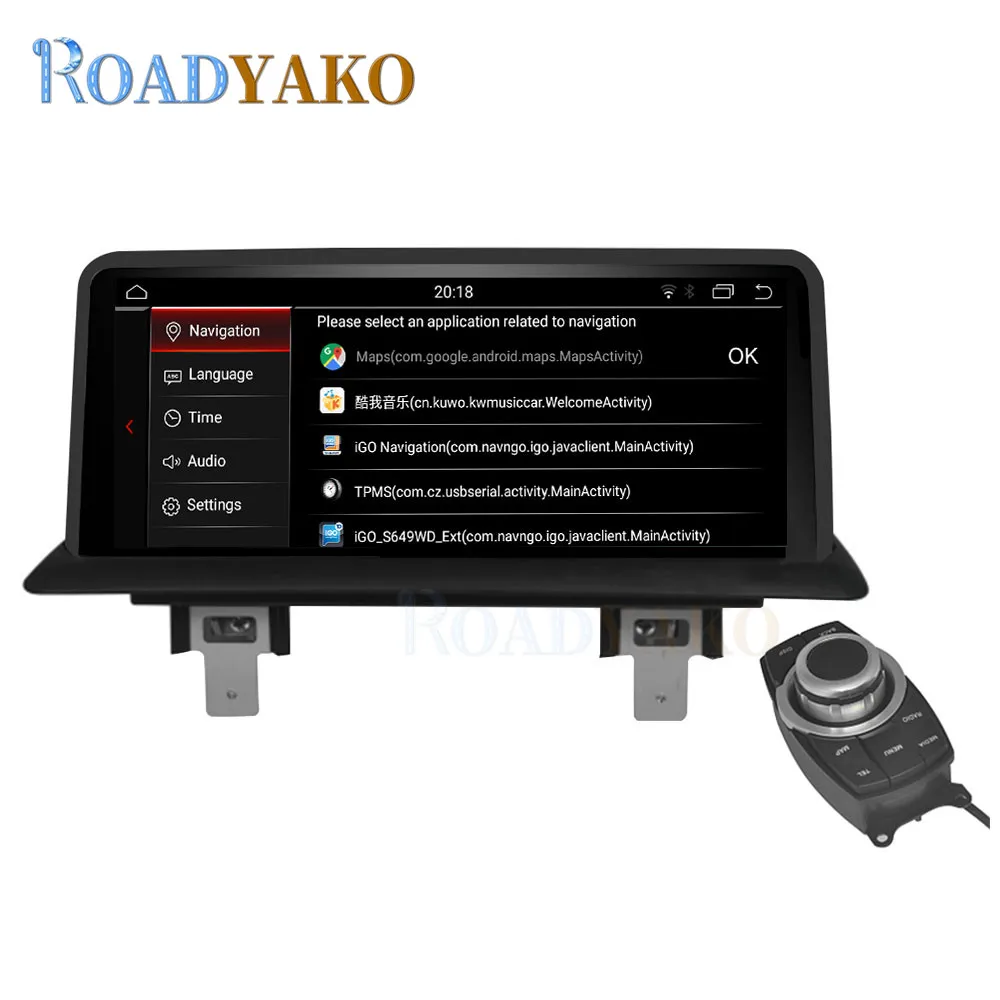 

10.25'' Android 10.0 Car Radio Navigation Video player For BMW 1er E81 E82 E87 E88 2005-2012 with iDrive Stereo 2 Din Autoradio