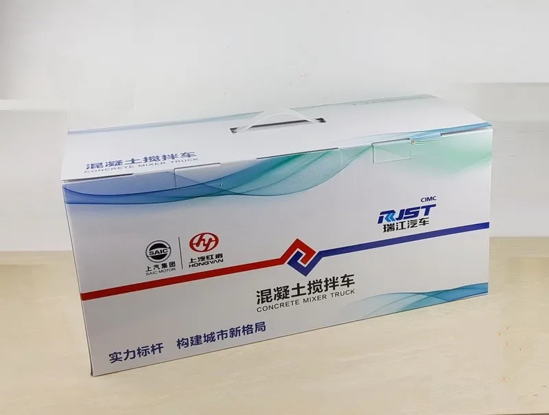 Оригинальные оригинальные 1/24 SAIC Hongyan Iveco Genlvon Бетономешалка мешалка грузовик