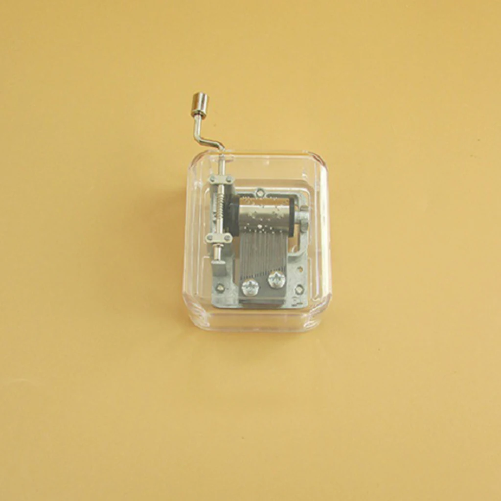 

Mini Busy Board Hand Crank Music Box Motor Skills Learning Teaching Montessori Music Art Toy Birthday Gift Pretend Play