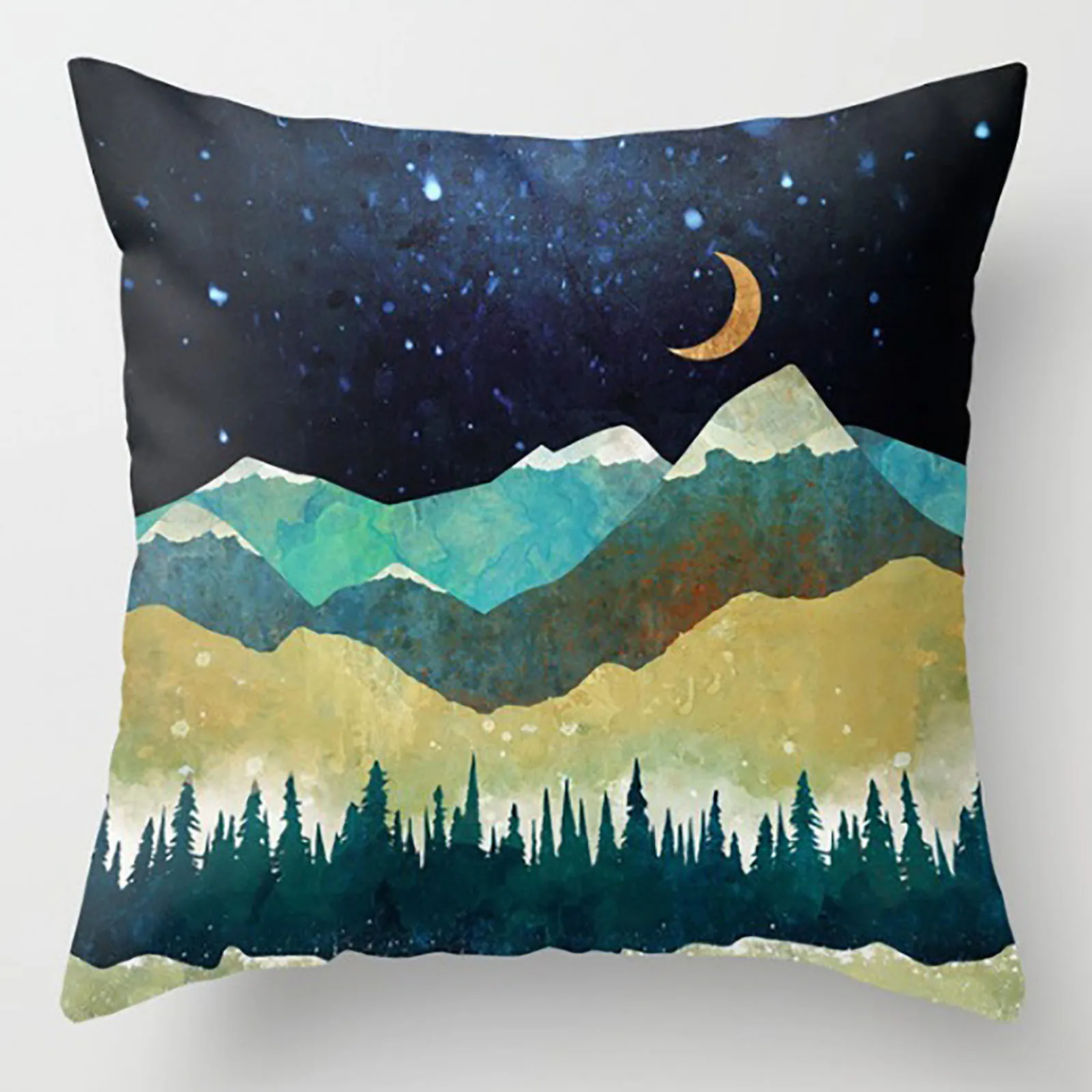 Комплект из 4 предметов с геометрическим принтом наволочки для диванных подушек