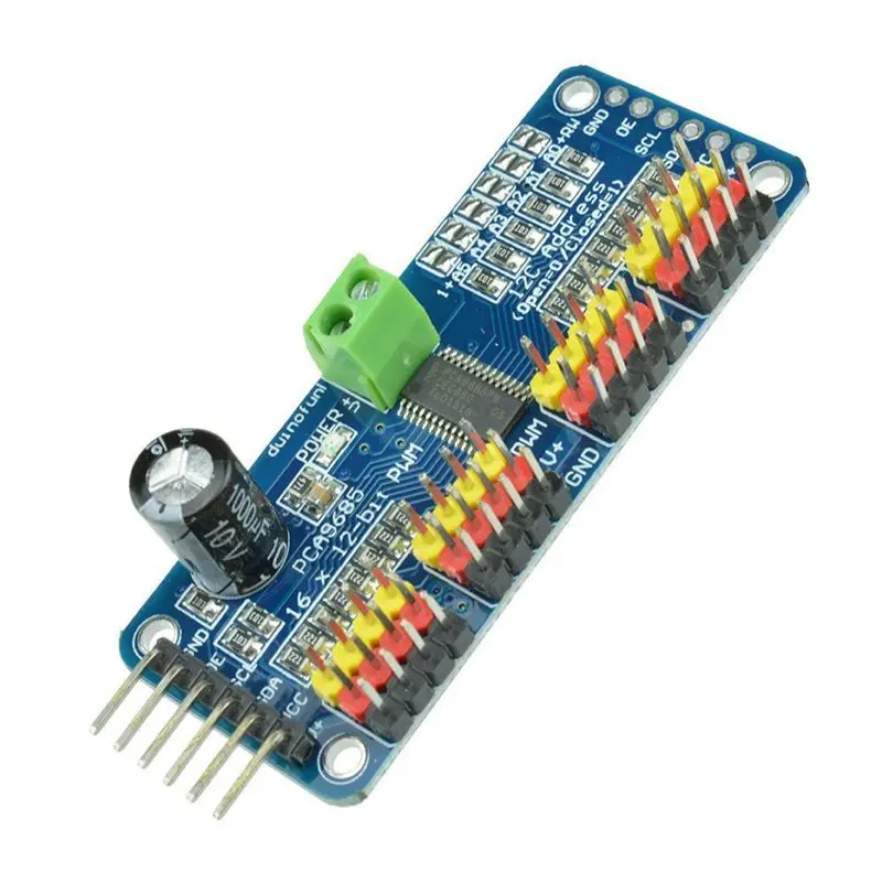 16 канал ПВМ/Серводвигатель IIC interface-PCA9685 для arduino или Raspberry pi Щит Модуль