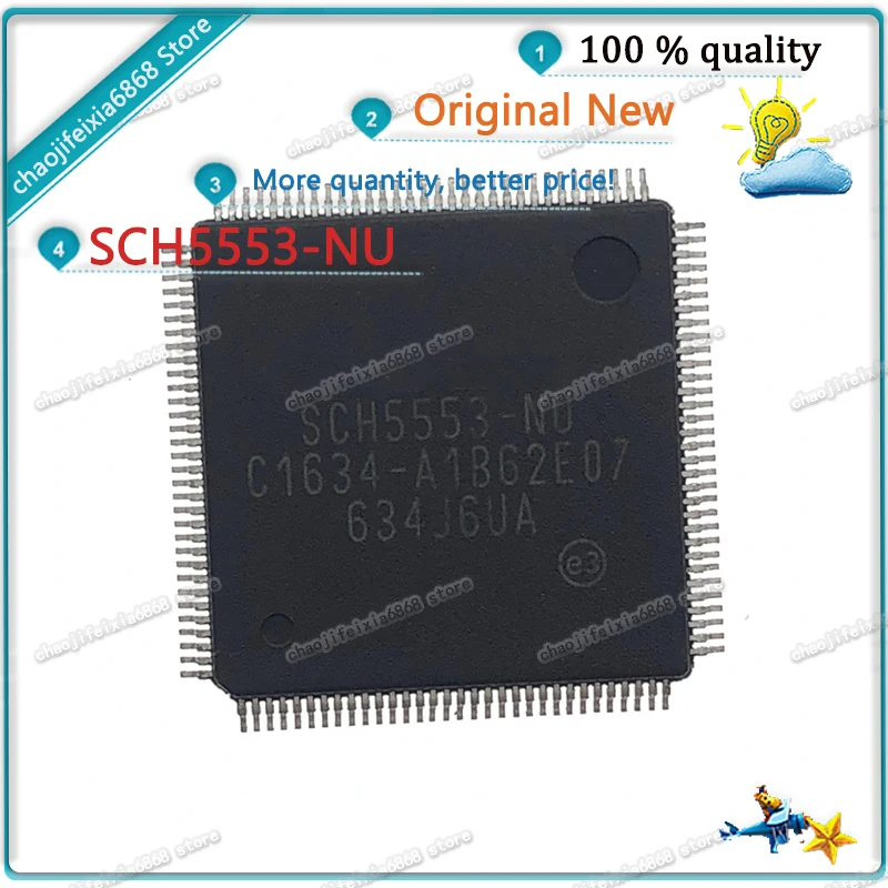 1 шт./лот! SCH5553-NU SCH5553 QFP128 5553 SCH5553NU новый оригинальный |