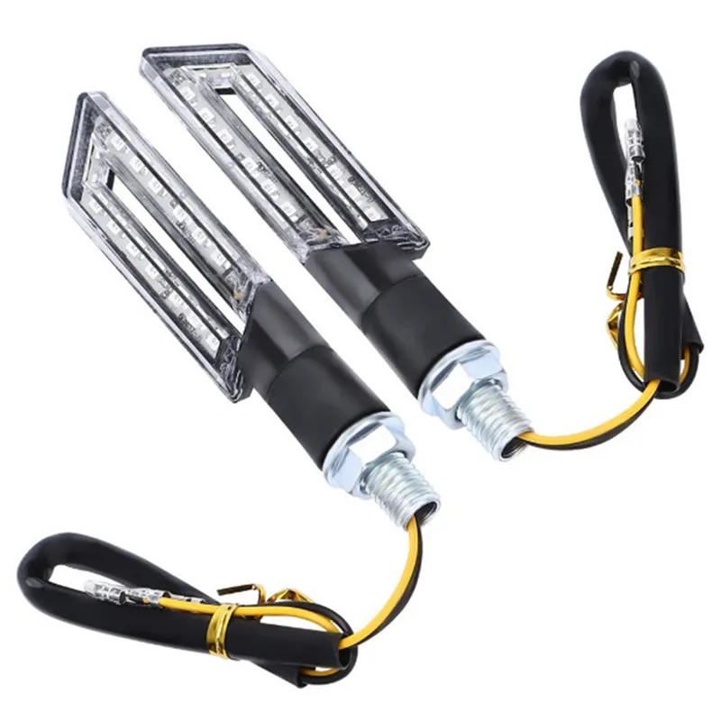 

2PCS Motorcycle LED Blade Turn Signal Electric Car Turning Light Indicator Light