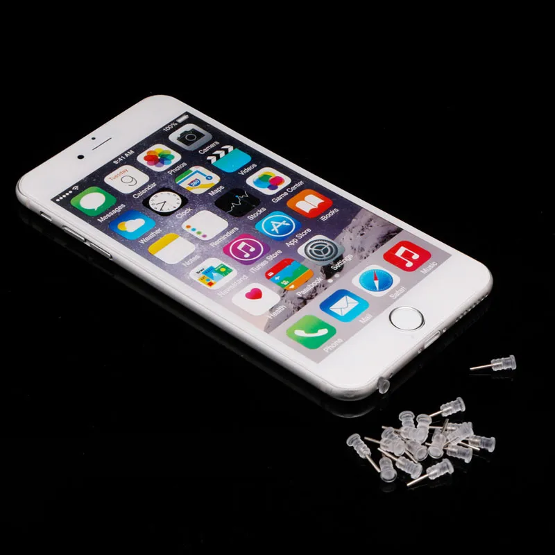 100 шт 3,5 мм противопылезащитный разъем для наушников для iPhone 5S 6 6S 7 Plus