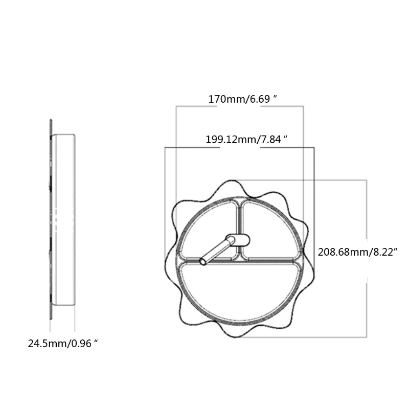 

Baby Suction Cup Bowl Non-toxic BPA-Free Silicone Sun Shaped Divided Dinner Plate Infants Learning Feeding Dish Newborn Children