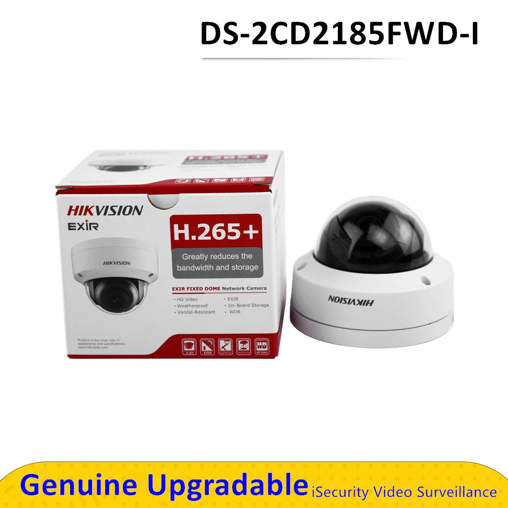 Оригинальный DS 2CD2185FWD I Hik 8mp мини POE IP видео Камеры Скрытого видеонаблюдения с