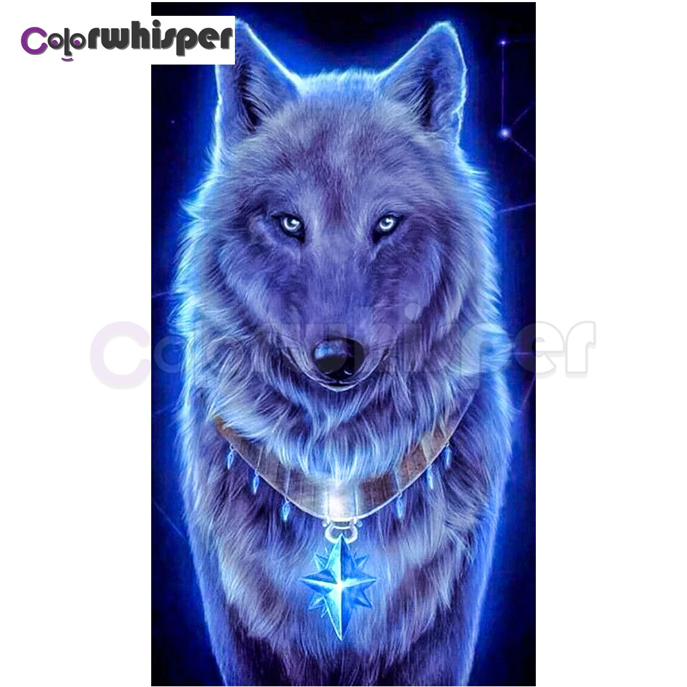 

Diamond Painting Full Square/Round Drill Wolf 5D Daimond Painting Embroidery Cross Stitch Mosaic Crystal Picture Wall Art TH441