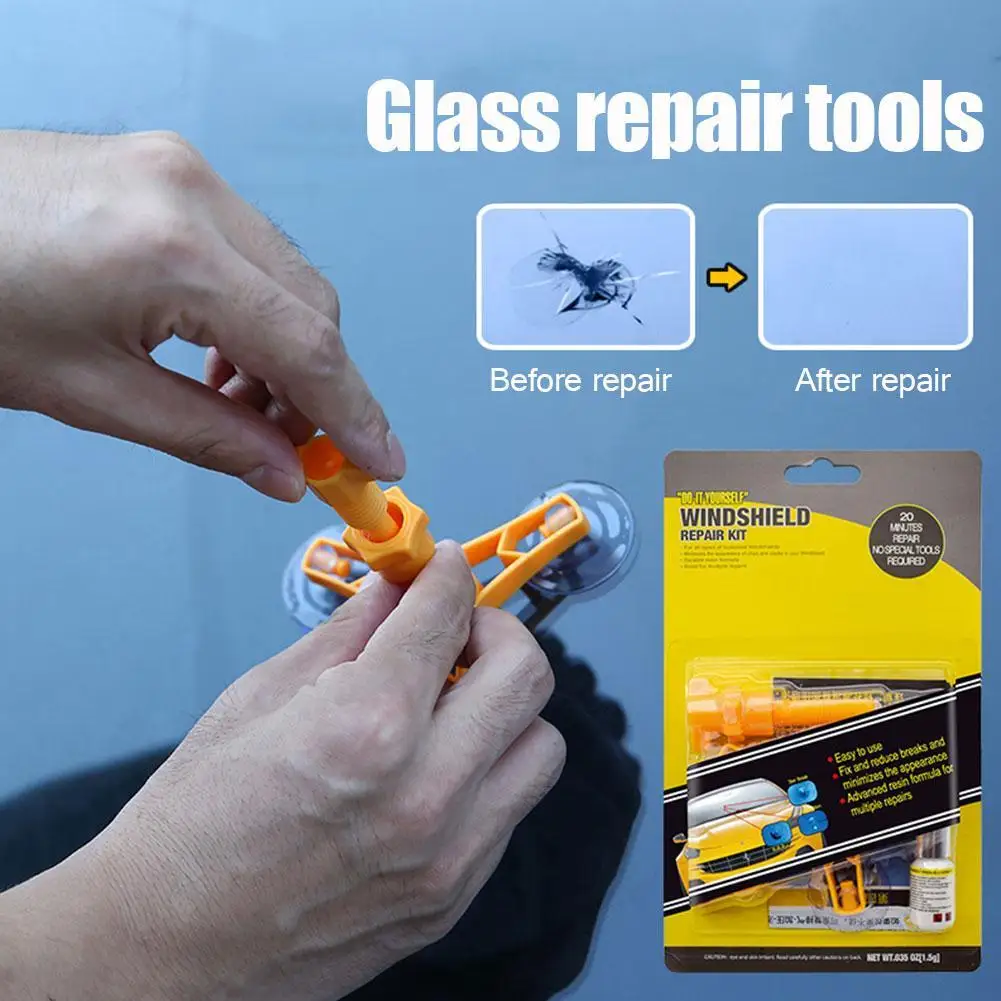Набор для ремонта ветрового стекла ремонт стекол и царапин Стайлинг инструмент