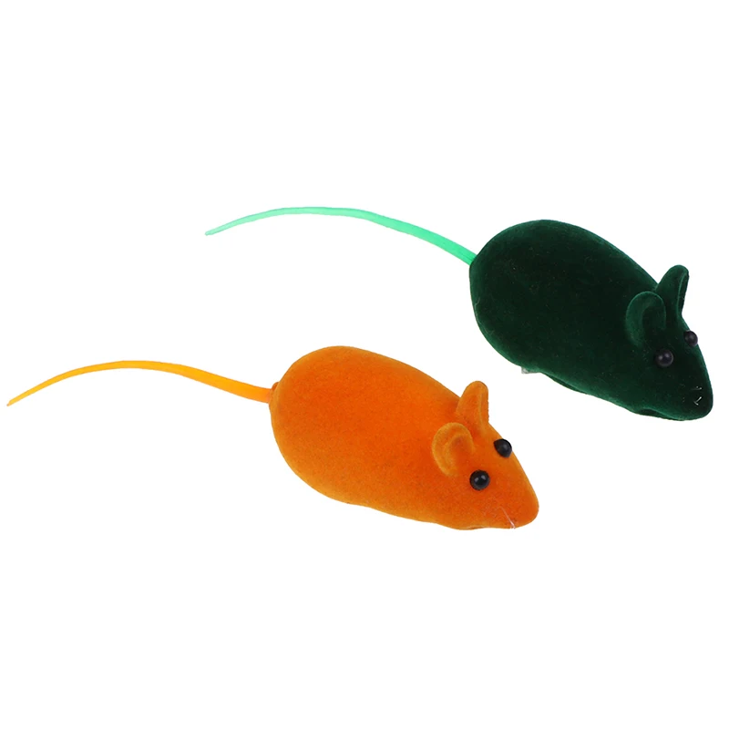 1 шт. Жевательная игрушка со скрипящим звуком накладная мышь крыса для питомца