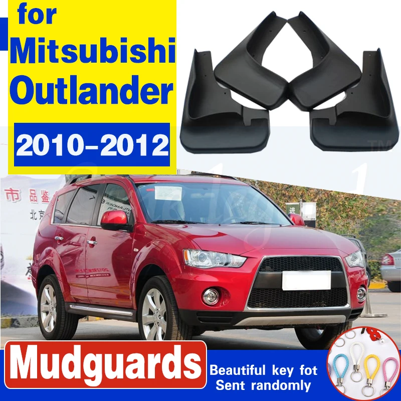 

Front Rear Molded Car Mud Flaps For Mitsubishi Outlander 2010 2011 2012 Mudflaps Splash Guards Mud Flap Mudguards Fender