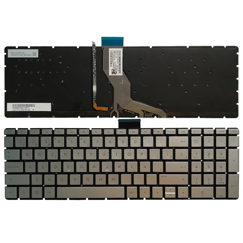 

New Spanish SP laptop keyboard for HP 17-AR 17-BS 17-AK 17-AE 17G-BR 17Q-BU 17Z-AK 17T-BS silver/black