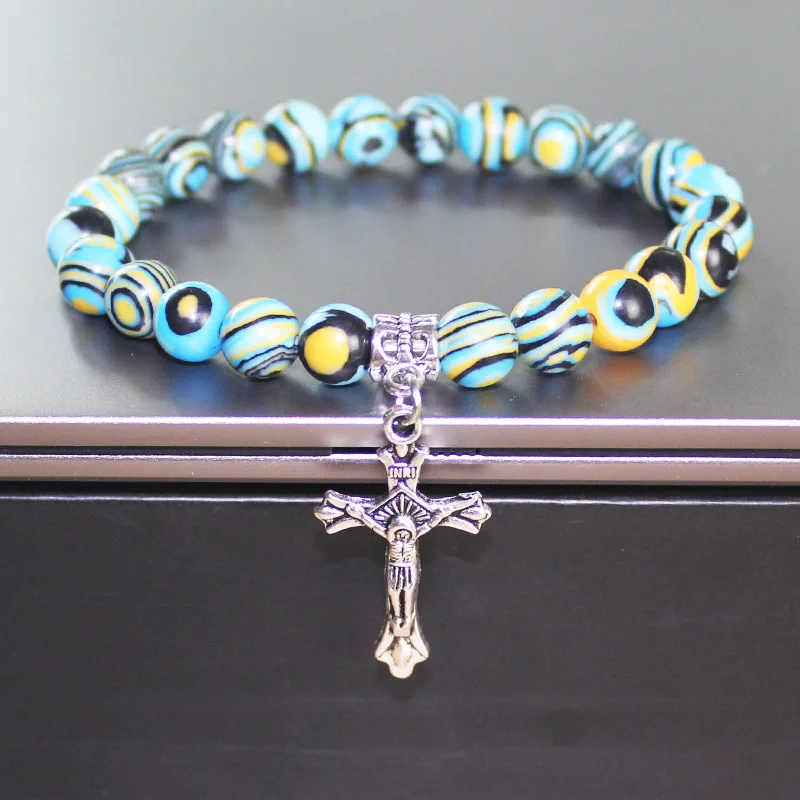 Модные ювелирные изделия ручной работы сделай сам браслет из бисера малахит Йога