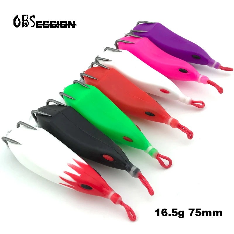 

75mm 16.5g Big Soft Frog Fishing Lure set Topwater Wobblers Modified Large Frog lure With Double Hooks Snakehead Artificial bait