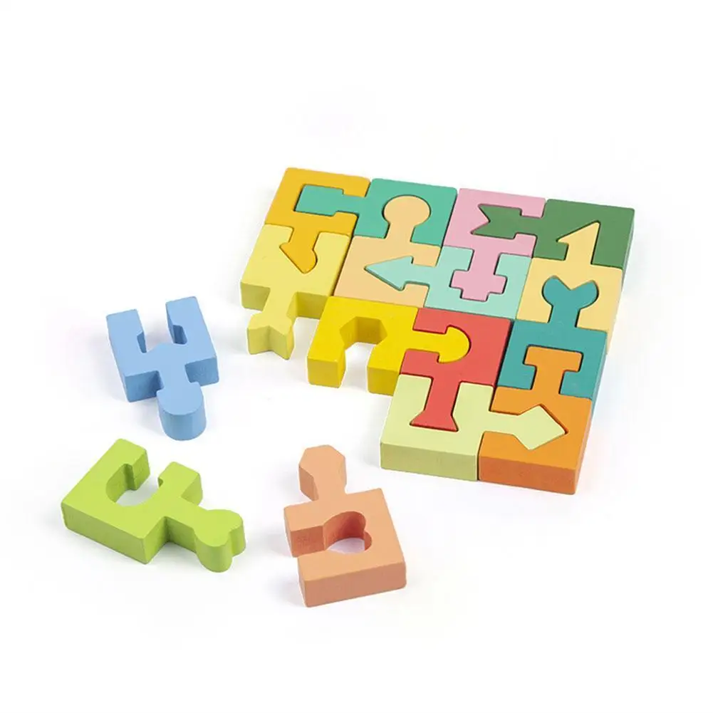 

Игра логическое мышление, пазлы, игрушки, геометрические головоломки для детей, товары для дома, Обучающие деревянные игрушки Монтессори