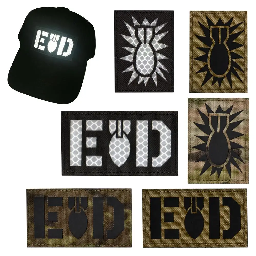 ДРВ вышивальный знак эмблемы светильник отражающие бомба в стиле милитари с