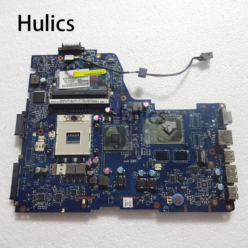 Материнская плата Hulics для Toshiba Satellite A660 A665 K000106370 HM55 NWQAA D29 LA-6062P