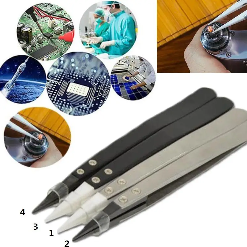 

High Temperature Resistant Ceramic Tweezers Anticorrosion Heat Tool High Quality