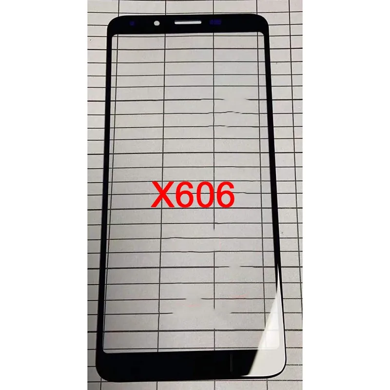 

Внешний экран для TECNO X608 X623 X606 X609 X604 X620, запасная Передняя Сенсорная панель ЖК-дисплея, стеклянная крышка для объектива, 5 шт.