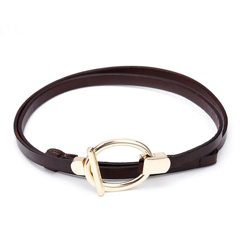 

Belts lady's slender waist belt for women strap ceinture femme genuine leather casual female girdle for skirts dress women belts