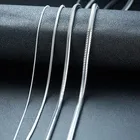 Ожерелье из нержавеющей стали в стиле панк Modyle, тонкое ожерелье золотистого и серебристого цвета с Женская цепочка в виде змеи, подарок на день Святого Валентина