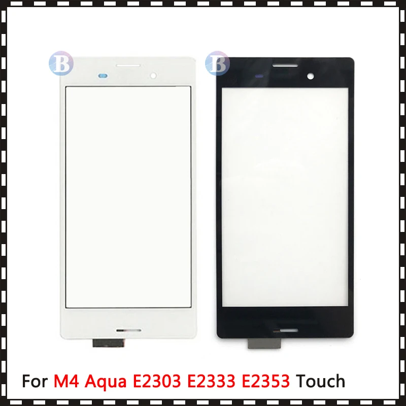 High Quality 5.0&quot For Sony Xperia M4 Aqua E2303 E2333 E2353 Touch Screen Digitizer Front Glass Lens Sensor Panel | Мобильные