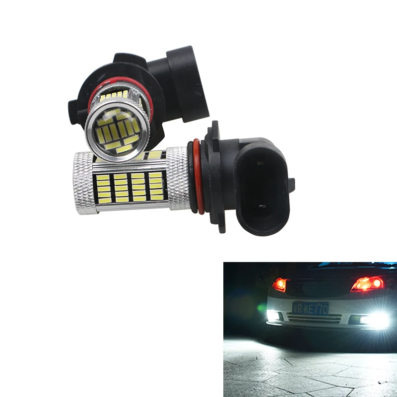 2pcs Car 9005 HB3 LED Car Fog Light Bulbs 9005 White Ice Blue Yellow Pink Fog Lamp Bulb LED Headlight Runing Light 12V