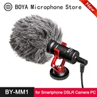 Кардиоидный микрофон BOYA BY-MM1 для смартфонов iPhone, Android, Canon, Nikon, Sony, DSLR, бытовых видеокамер, ПК