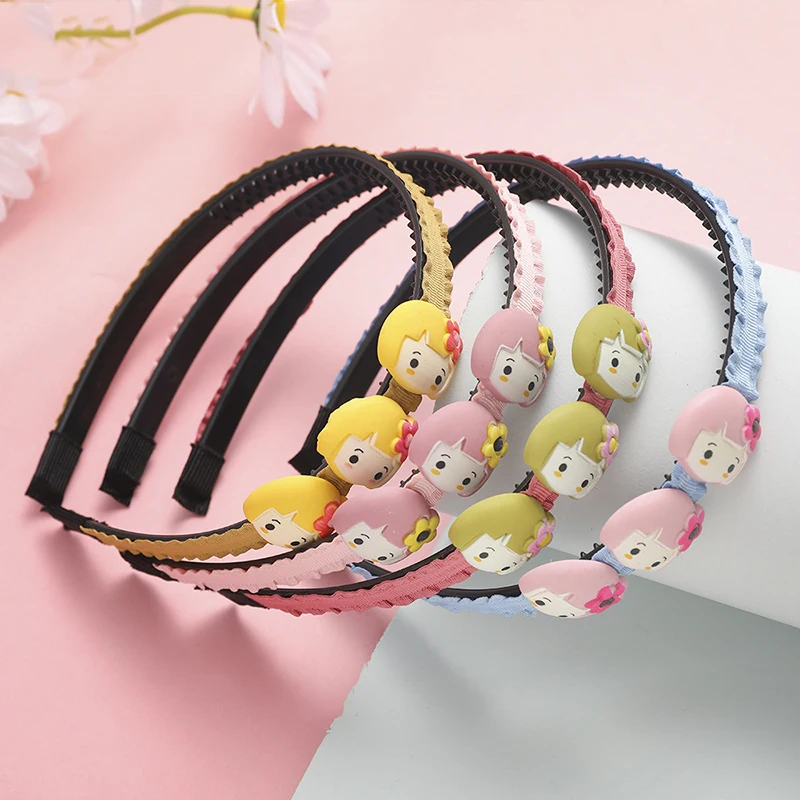 

New Cartoon Hair Bands Girls Headband Braided Hair Clip Headband Hair Hoop Cute hairpin Hair Accessories For Girls Ornaments
