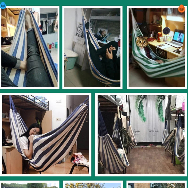 Т образный холщовый гамак для кемпинга детская мебель уличное подвесное кресло