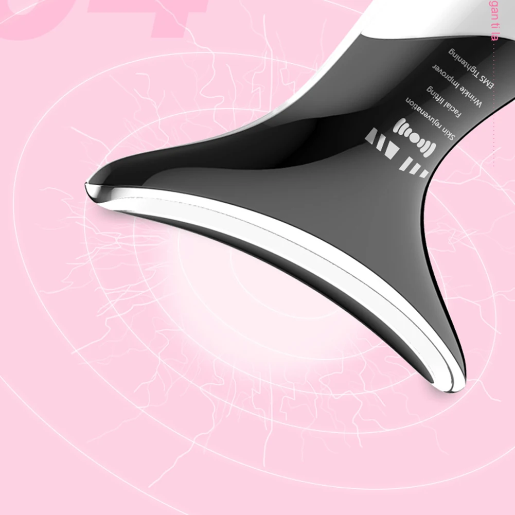 Шеи Красота устройство подъема и повышает упругость кожи светодиодный фотон