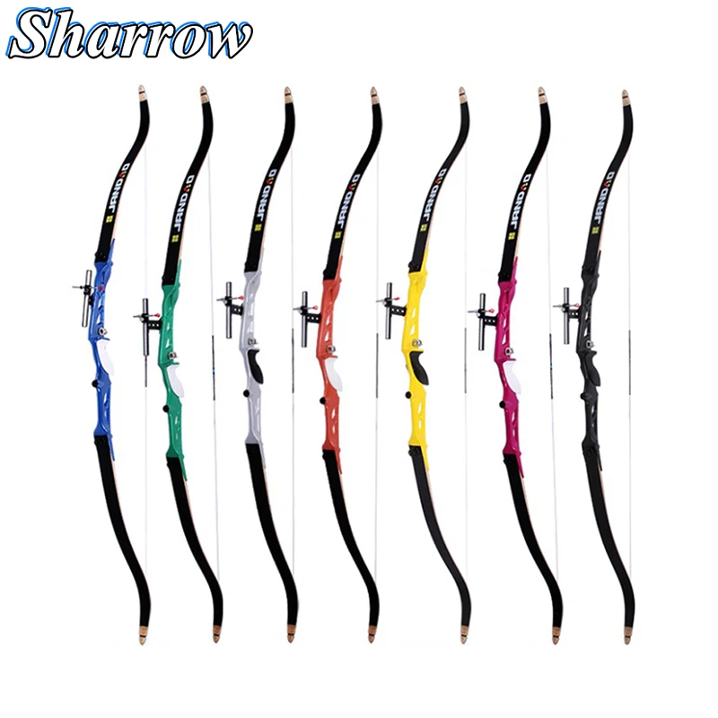 1set Archery 16lbs-36lbs Hunting Recurve Bow 66/68/70'' Aluminum Alloy Riser Hunter Shooting Takedown Bow with Sight Arrow Rest