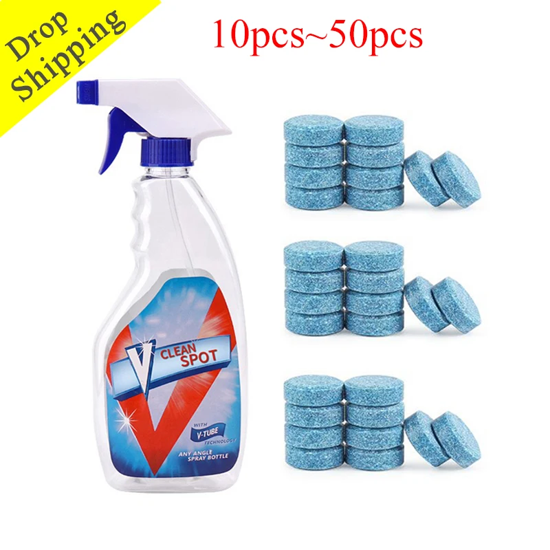 

100/50/40Pcs Multifunction Effervescent Spray Cleaner Set Clean Spot Home Cleaning Concentrate Window Floor kitchen CleaningTool