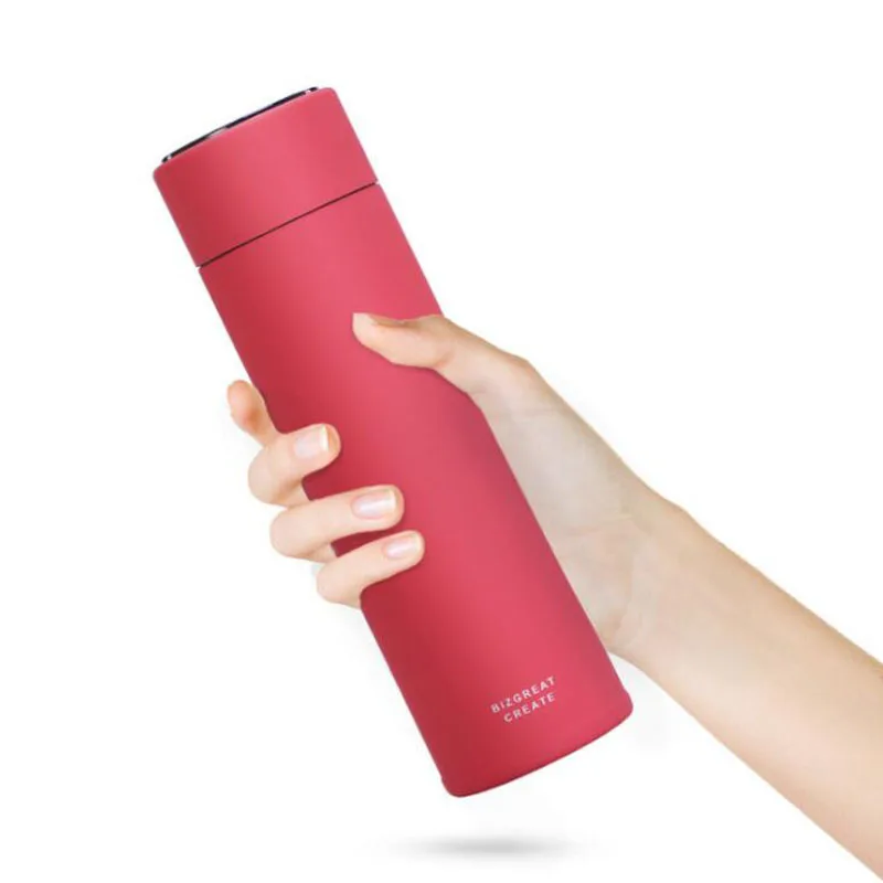 350 мл умный Температура Дисплей из нержавеющей стали термос кружка кофе занятий