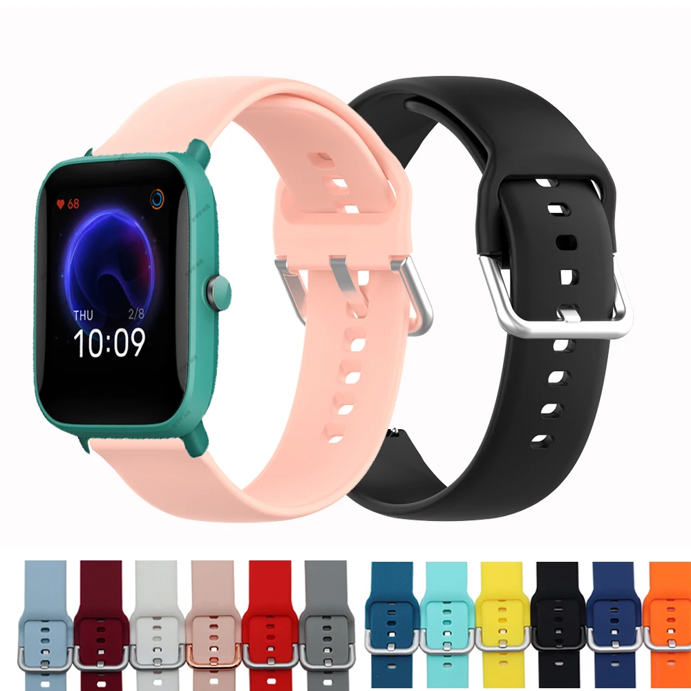 

Силиконовый ремешок для смарт-часов Amazfit Bip U, водостойкий, 5 атм