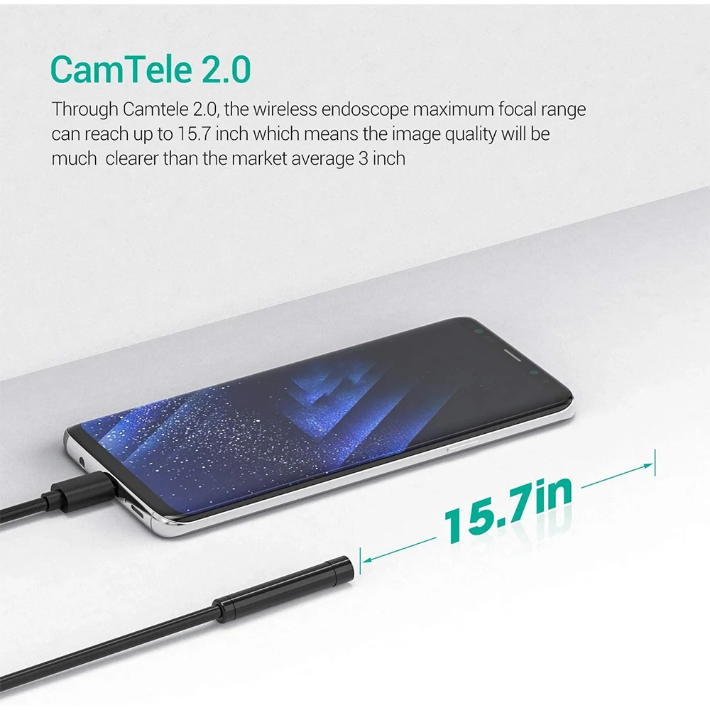 USB/беспроводной Эндоскоп DEPSTECH мини камера для осмотра 2 МП/5 МП IP67