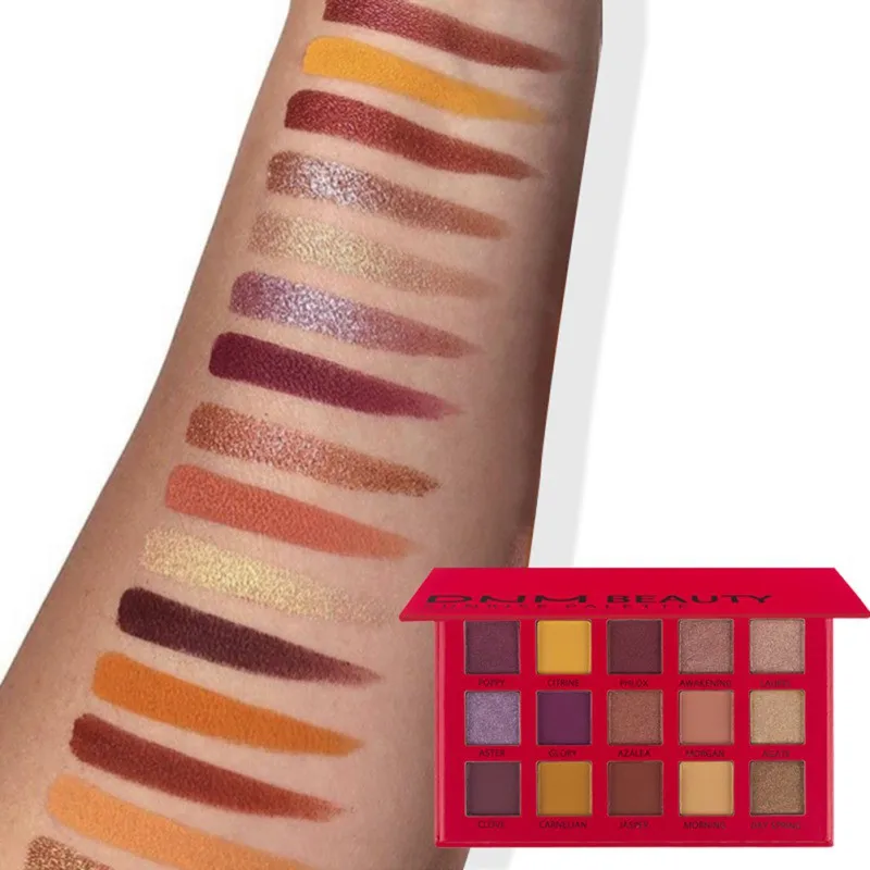 15 цветов жемчусветильник матовые тени для век диск с высоким блеском водостойкие