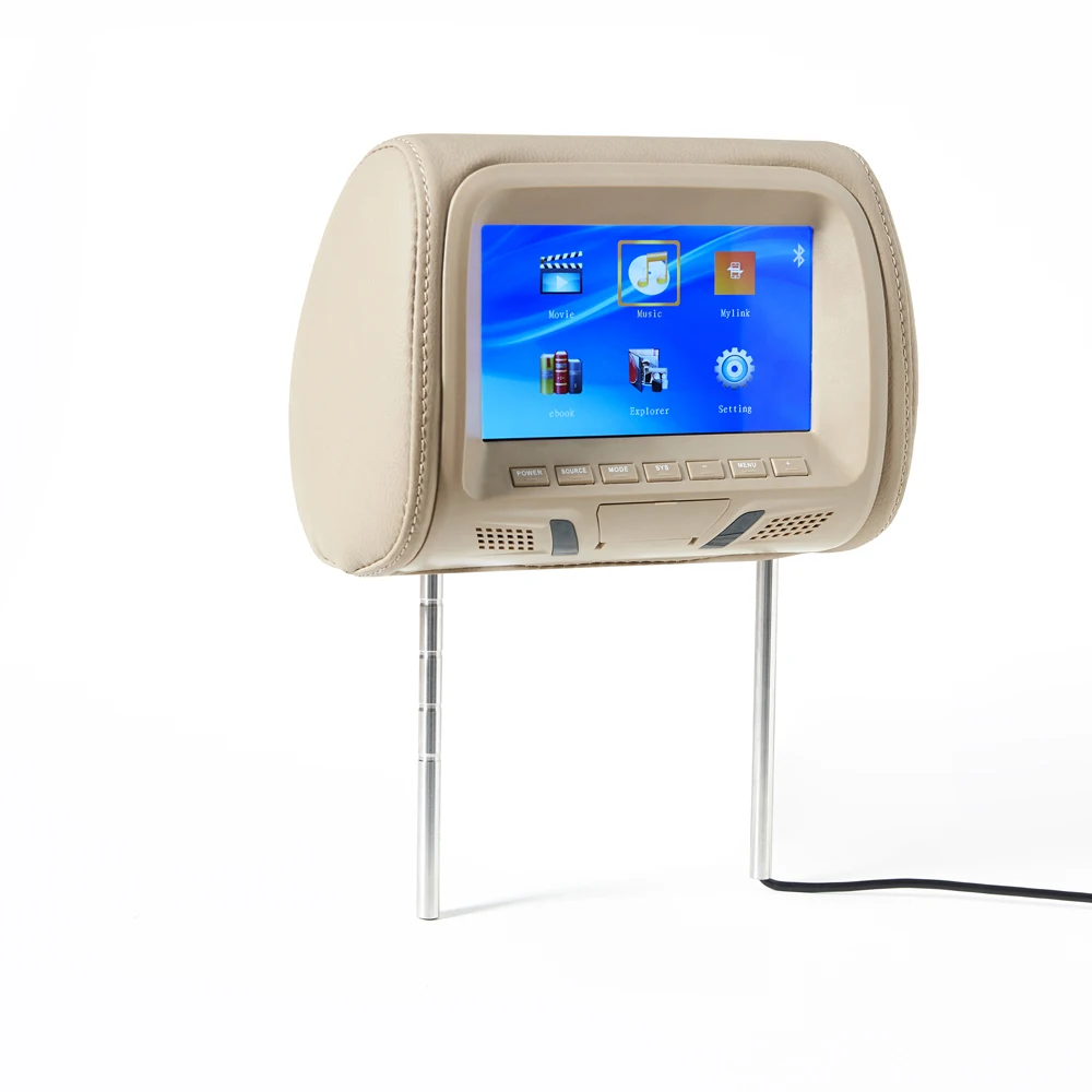 Автомобильный подголовник монитор Зеркало Ссылка Универсальный 7 дюймов TFT