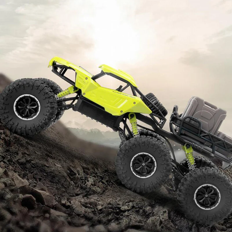 Oversized Remote Four-Wheel Drive Off-Road Racing Wireless High-Speed Charging Car Six-Wheel climbing All Terrain Boy Toy | Игрушки и