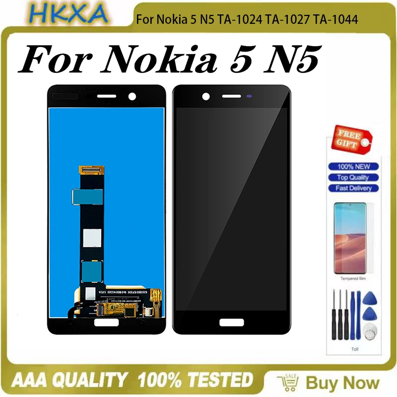 

5,2 "оригинал для Nokia 5 N5 TA-1024 TA-1027 TA-1044 TA-1053 ЖК-дисплей с сенсорным экраном дигитайзер в сборе для Nokia N5 ЖК-экран