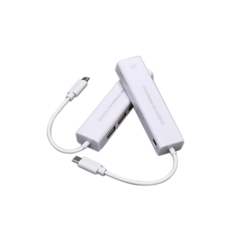 Micro USB to Network LAN Ethernet RJ45 Adapter with 3 Port 2.0 HUB For PC Android Phone Laptop | Компьютеры и офис