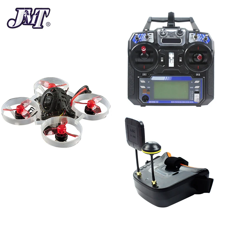 Happymodel RTF Полный комплект Mobula6 1S 65 мм Бесщеточный Мини FPV гоночный транспорт для